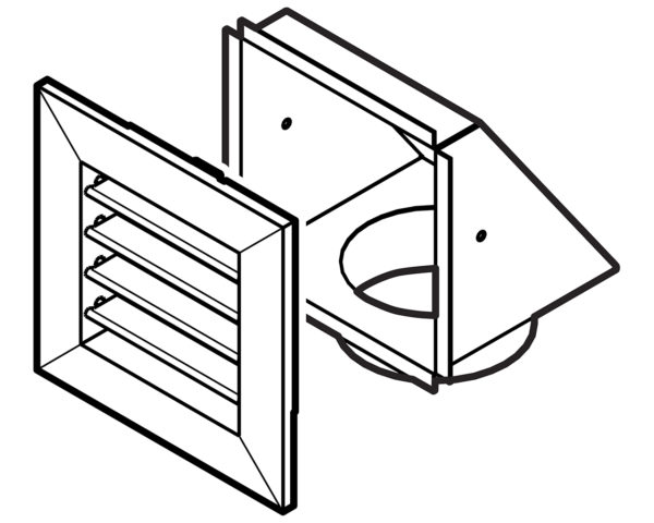 Kit bouches de ventilation