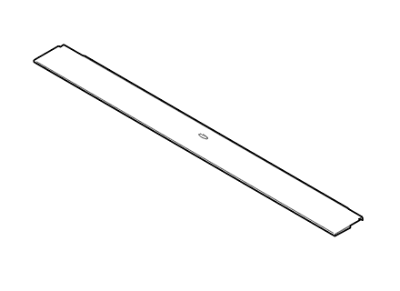 Feuille de tôle de protection – foyer LIGHT 06
